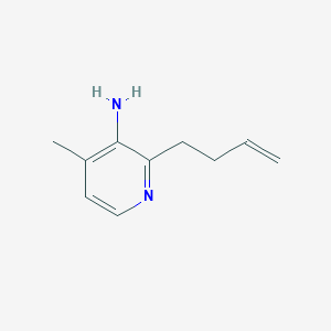 molecular formula C10H14N2 B8128806 3-Amino-2-(3-buten-1-yl)-4-methylpyridine 