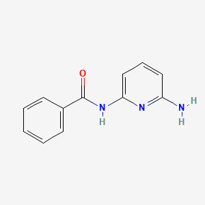 molecular formula C12H11N3O B8129023 N-(6-氨基吡啶-2-基)苯甲酰胺 CAS No. 51505-07-8