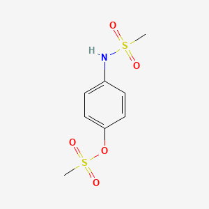 molecular formula C8H11NO5S2 B8129084 (4-Methanesulfonamidophenyl) methanesulfonate 