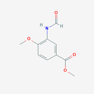 molecular formula C10H11NO4 B8129230 MEthyl 3-formamido-4-methoxybenzoate 