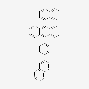 molecular formula C40H26 B8129271 9-(1-Naphthyl)-10-[4-(2-naphthyl)phenyl]anthracene 
