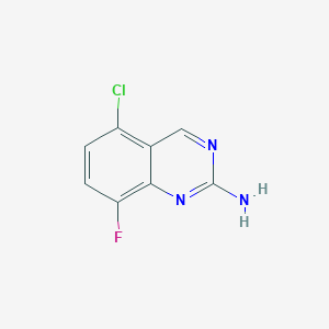 5-Chloro-8-fluoroquinazolin-2-amine
