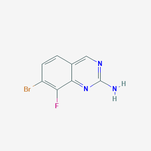 7-Bromo-8-fluoroquinazolin-2-amine