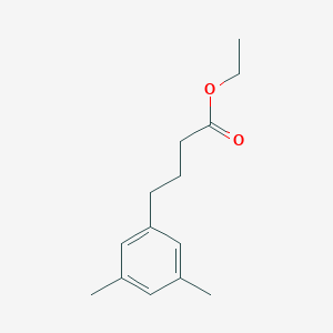 molecular formula C14H20O2 B8129362 4-(3,5-二甲基苯基)丁酸乙酯 CAS No. 73896-10-3