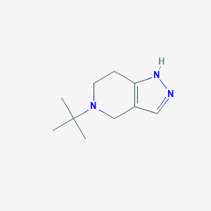 molecular formula C10H17N3 B8129379 5-tert-Butyl-1H,4H,6H,7H-pyrazolo[4,3-c]pyridine 