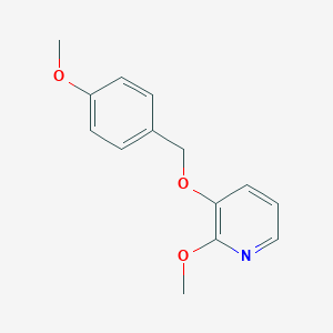 molecular formula C14H15NO3 B8129463 2-Methoxy-3-((4-methoxybenzyl)oxy)pyridine 