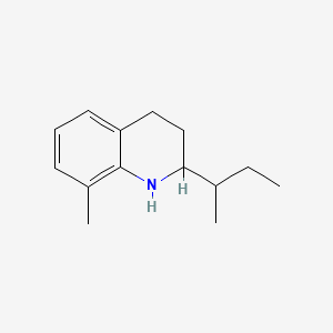 molecular formula C14H21N B8129470 2-Butan-2-yl-8-methyl-1,2,3,4-tetrahydroquinoline 