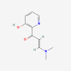 molecular formula C10H12N2O2 B8129473 (E)-3-(dimethylamino)-1-(3-hydroxypyridin-2-yl)prop-2-en-1-one 