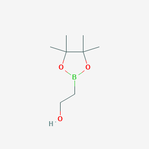 molecular formula C8H17BO3 B8129597 2-(Tetramethyl-1,3,2-dioxaborolan-2-yl)ethanol 