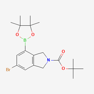 2-BOC-6-bromo-1,3-dihydroisoindole-4-boronic acid pinacol ester