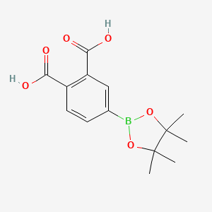 4-(4,4,5,5-Tetramethyl-1,3,2-dioxaborolan-2-yl)phthalic acid