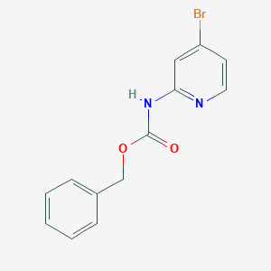 molecular formula C13H11BrN2O2 B8129863 benzyl N-(4-bromopyridin-2-yl)carbamate 