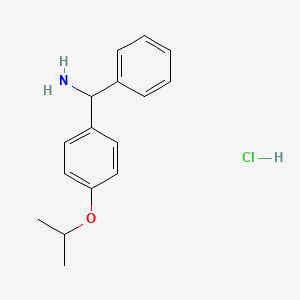 (4-Isopropoxyphenyl)(phenyl)methanamine hydroChloride