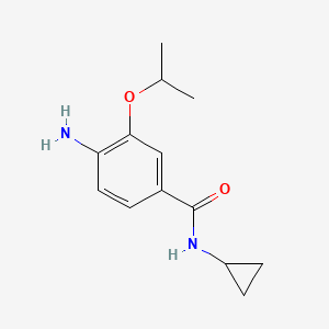 4-Amino-N-cyclopropyl-3-isopropoxybenzamide