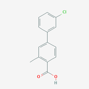 3'-Chloro-3-methylbiphenyl-4-carboxylic acid