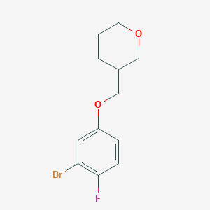 3-(3-Bromo-4-fluorophenoxymethyl)-tetrahydropyran