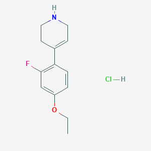 4-(4-Ethoxy-2-fluorophenyl)-1,2,3,6-tetrahydropyridine hydrochloride