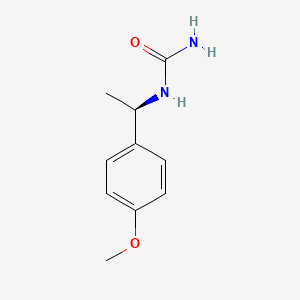 molecular formula C10H14N2O2 B8130223 (R)-1-(1-(4-Methoxyphenyl)ethyl)urea 