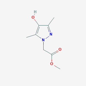 molecular formula C8H12N2O3 B8130396 (4-Hydroxy-3,5-dimethylpyrazol-1-yl)-acetic acid methyl ester 