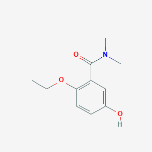 molecular formula C11H15NO3 B8130439 2-Ethoxy-5-hydroxy-N,N-dimethylbenzamide 