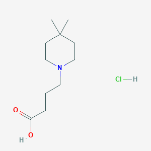 molecular formula C11H22ClNO2 B8130467 4-(4,4-Dimethylpiperidin-1-yl)-butyric acid hydrochloride 