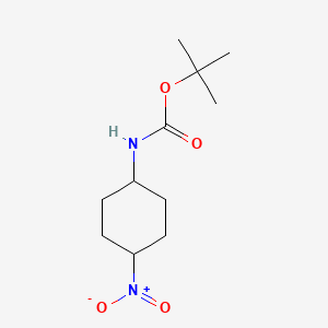 molecular formula C11H20N2O4 B8130554 tert-Butyl (trans-4-nitrocyclohexyl)carbamate 