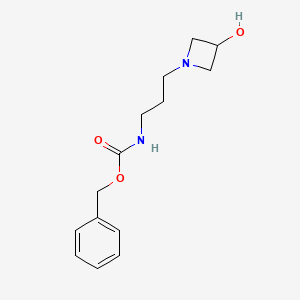Benzyl (3-(3-hydroxyazetidin-1-yl)propyl)carbamate