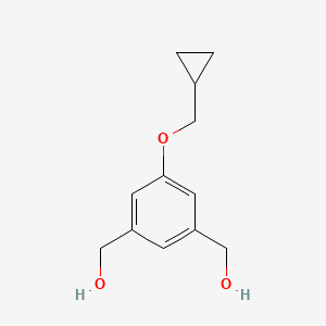 (3-Cyclopropylmethoxy-5-hydroxymethylphenyl)-methanol