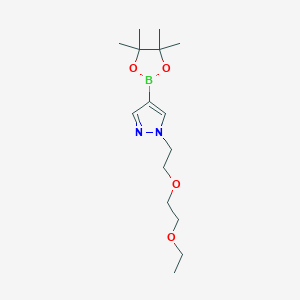 1-[2-(2-Ethoxy-ethoxy)-ethyl]-4-(4,4,5,5-tetramethyl-[1,3,2]dioxaborolan-2-yl)-1H-pyrazole