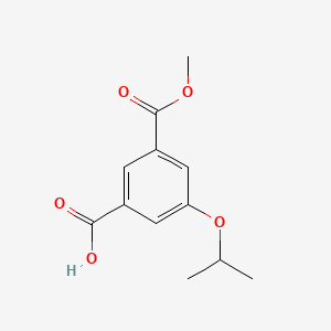 molecular formula C12H14O5 B8130827 5-Isopropoxy-isophthalic acid monomethyl ester 