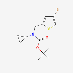 tert-Butyl ((4-bromothiophen-2-yl)methyl)(cyclopropyl)carbamate