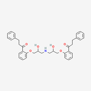 molecular formula C36H39NO6 B8130937 Propafenone Dimer Impurity 