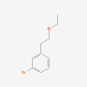 molecular formula C10H13BrO B8130982 1-Bromo-3-(2-ethoxyethyl)benzene 