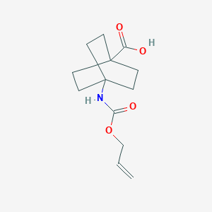 4-Allyloxycarbonylamino-bicyclo[2.2.2]octane-1-carboxylic acid