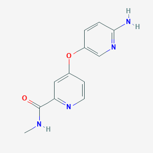 4-((6-aminopyridin-3-yl)oxy)-N-methylpicolinamide