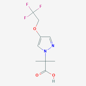 2-Methyl-2-[4-(2,2,2-trifluoroethoxy)-pyrazol-1-yl]-propionic acid