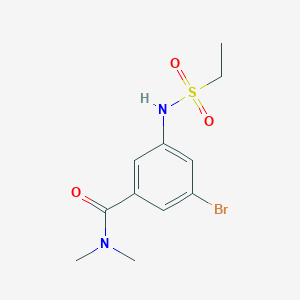 3-Bromo-5-(ethylsulfonamido)-N,N-dimethylbenzamide