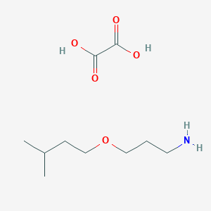 molecular formula C10H21NO5 B8131254 3-(Isopentyloxy)propan-1-amine oxalate 