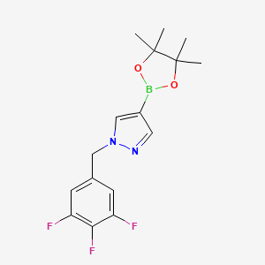 4-(4,4,5,5-Tetramethyl-[1,3,2]dioxaborolan-2-yl)-1-(3,4,5-trifluoro-benzyl)-1H-pyrazole