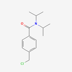 molecular formula C14H20ClNO B8131431 4-Chloromethyl-N,N-diisopropylbenzamide 