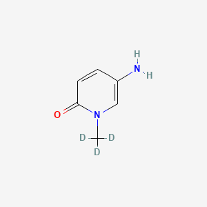 molecular formula C6H8N2O B8131511 5-Amino-1-(methyl-D3)pyridin-2(1H)-one 