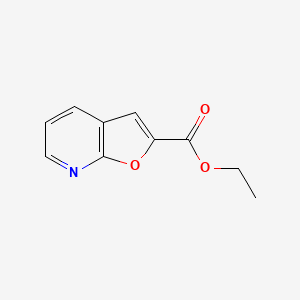 molecular formula C10H9NO3 B8131547 Ethyl furo[2,3-b]pyridine-2-carboxylate 