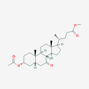 B081316 Cholan-24-oic acid, 3-(acetyloxy)-7-oxo-, methyl ester, (3alpha,5beta)- CAS No. 10452-65-0