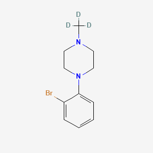 molecular formula C11H15BrN2 B8131620 1-(2-Bromophenyl)-4-(trideuteriomethyl)piperazine 