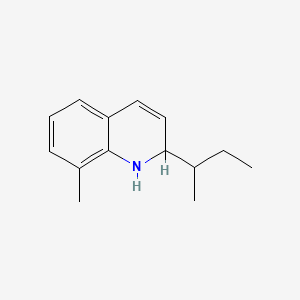 molecular formula C14H19N B8131624 2-Butan-2-yl-8-methyl-1,2-dihydroquinoline 