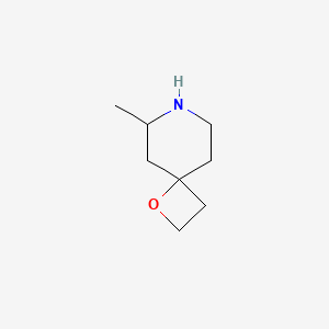 molecular formula C8H15NO B8131659 6-Methyl-1-oxa-7-azaspiro[3.5]nonane 
