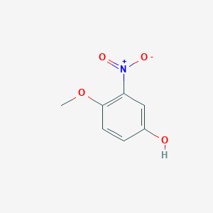 molecular formula C7H7NO4 B081317 4-甲氧基-3-硝基苯酚 CAS No. 15174-02-4