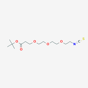 molecular formula C14H25NO5S B8131955 1-isothiocyanato-PEG3-t-butyl ester CAS No. 1835759-83-5