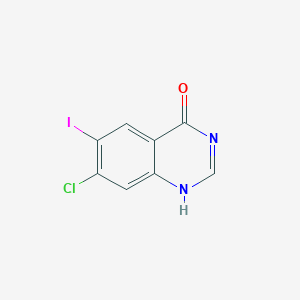 molecular formula C8H4ClIN2O B8131995 CID 71259476 