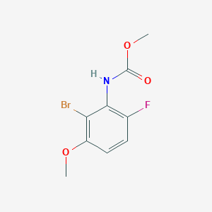 (2-Bromo-6-fluoro-3-methoxy-phenyl)-carbamic acid methyl ester